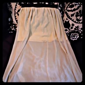 Junior's/women's  Nude Maxi Skirt